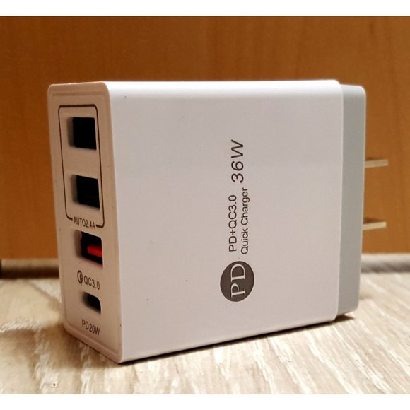 PD Type C Fast Wall Charger 4 Port QC 3.0 Quick Charge for all cell phones - Picture 5 of 5